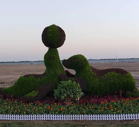 晋城专业立体花坛造型制作